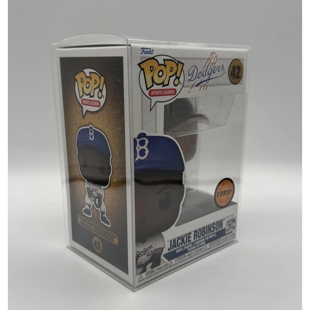 Funko Pop! Sports Legends MLB Dodgers-Jackie Robinson #42Bronze Chase Figure - Picture 2 of 10